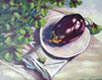 Eggplant and Shamrock